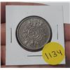 Image 1 : 1956 british two shilling coin