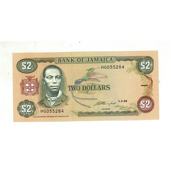 Bank of jamaica 2 dollar