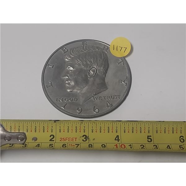 1964 john F. kennedy half dollars oversized novelty coin