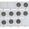 Image 1 : 1968-1976 canada 50 cents coins
