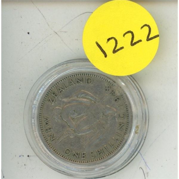1948 new zealand one shilling