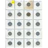 Image 1 : page of canadian 5 cents from 1938-1960(total 20 coins)