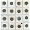 Image 2 : Lot of different years canadian 25 cents coins (total 16 coins)