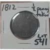 Image 2 : 1812 Half Penny Tokern.