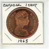Image 2 : 1965 Canada The Big Penny One Cent.