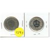 1972 and 1981 2 Fr. Switzerland Coins.