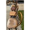 Image 2 : BAR STOOLS WITH BENT WOOD BACKS THAT ROTATE