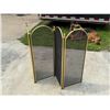 Image 7 : FOUR PANEL FOLDING FIREPLACE SCREEN
