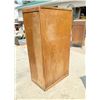 Image 9 : VINTAGE WOOD FOUR DRAWER FILING CABINET