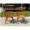 Image 1 : VINTAGE WOOD ARMCHAIRS