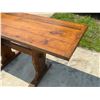 Image 3 : WOOD LONG RANCH STYLE TABLE