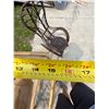 Image 11 : ANTIQUE BENTWOOD HICKORY AND OAK TWIG ROCKER AND LOG WOOD TABLE