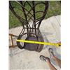 Image 14 : ANTIQUE BENTWOOD HICKORY AND OAK TWIG ROCKER AND LOG WOOD TABLE