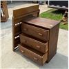 Image 8 : WOOD FOLDING SHELF AND SMALL DRESSER