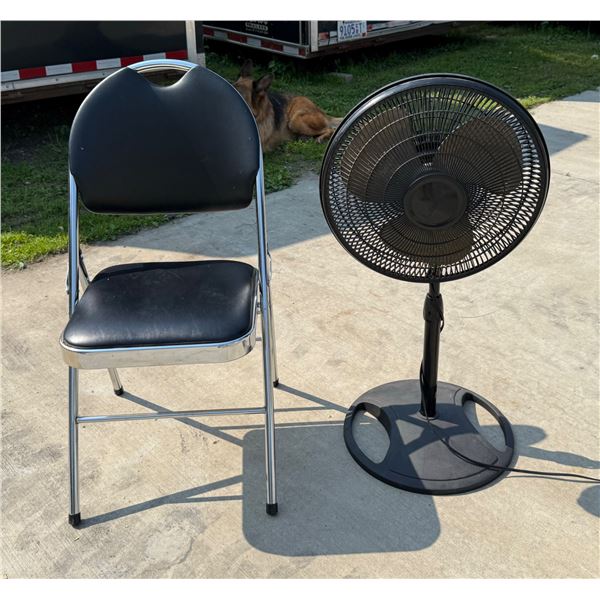 COSTCO CHAIR AND LASKO FAN