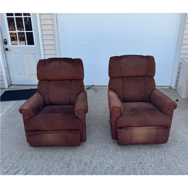 LA-Z-BOY RECLINERS - PAIR