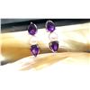 Image 8 : Amethyst and Cultured Pearl Drop Earrings