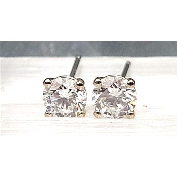 1.03 CTW Lab Diamond Solitaire Earrings 4P-Martini