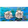 Image 2 : 1.03 CTW Lab Diamond Solitaire Earrings 4P-Martini