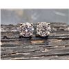 Image 5 : 1.03 CTW Lab Diamond Solitaire Earrings 4P-Martini