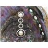 Image 3 : Concentric Circles Drop Pendant with Diamonds and Pearls