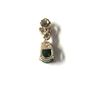 Image 6 : Pear-cut Emerald and Diamond Cluster Pendant