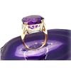 Image 6 : Vibrant Violet Amethyst and Diamond Ring