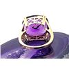 Image 7 : Vibrant Violet Amethyst and Diamond Ring