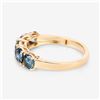 Image 5 : Enchanting Genuine Blue Diamond Band, Ring 1.83CTW