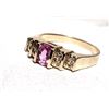 Image 2 : Fancy Pink Sapphire and Diamond Ring
