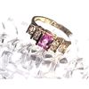 Image 5 : Fancy Pink Sapphire and Diamond Ring
