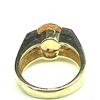 Image 6 : Bezel-Set Honey-Colored Citrine and Diamond Ring