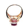 Image 7 : Bold And - Or Chunky Ruby and Diamond Swirl Ring