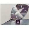 Image 6 : 11.00 CT Top-Faceted Genuine Amethyst Ring