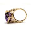 Image 7 : 11.00 CT Top-Faceted Genuine Amethyst Ring