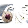 Image 7 : Star Ruby and White Sapphire Certified Statement Ring