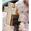 Image 5 : 14K Yellow Gold Cross with .99 CTW Diamond