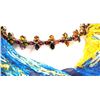 Image 3 : Colorful Tourmaline and Diamond Riviere Necklace