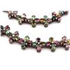 Image 6 : Colorful Tourmaline and Diamond Riviere Necklace