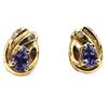 Image 2 : Timeless Tanzanite and Diamond Earrings