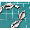 Image 4 : Sterling Silver Cowrie Shell Link Bracelet