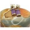 Image 3 : Lavender Jadeite Dangling Bar Earrings