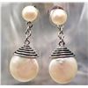 Image 5 : Honora Coin & Drop Cultured Pearl Dangle Earrings