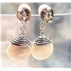 Image 8 : Honora Coin & Drop Cultured Pearl Dangle Earrings