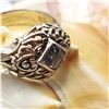 Image 5 : Square-Cut Sky Blue Topaz Customized Ring .925