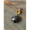 Image 1 : Tahitian Pearl and Cushion-Cut Citrine Pendant