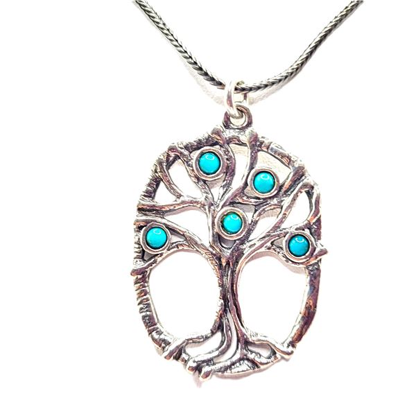 Didae Sterling Silver Tree Necklace Israel