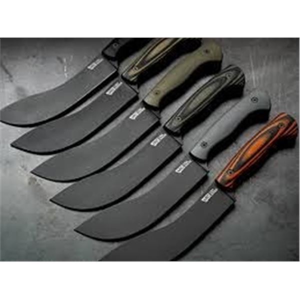 Beartooth Pro Skinning Blade - Tan & Black - Monatan Knife Company