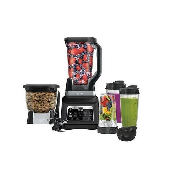 NINJA PROFESSIONAL PLUS KITCHEN SYSTEM WITH AUTO-IQ 1400W AND 72OZ CAPACITY - TESTED WORKING, RETAIL