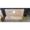 Image 1 : VIVO BLACK 75 X 63 CORNER ELECTRIC SIT TO STAND DESK WITH WHITE LARGE ELECTRIC SINGLE MOTOR FRAME
